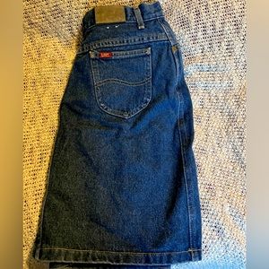 Vintage Lee Jeans Denim Skirt